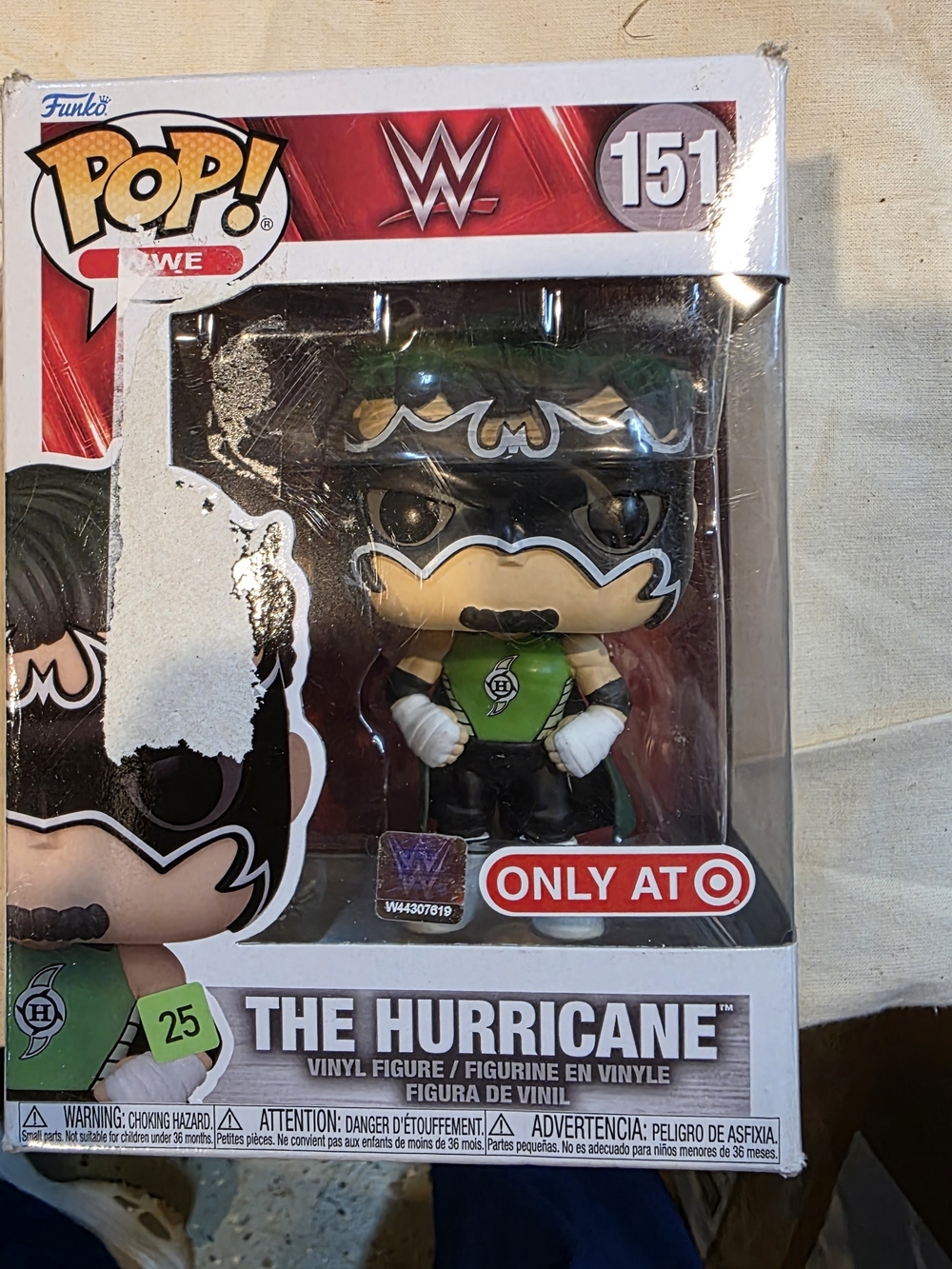 Funko Pop! WWE The Hurricane Vinyl Figure - Green and Black